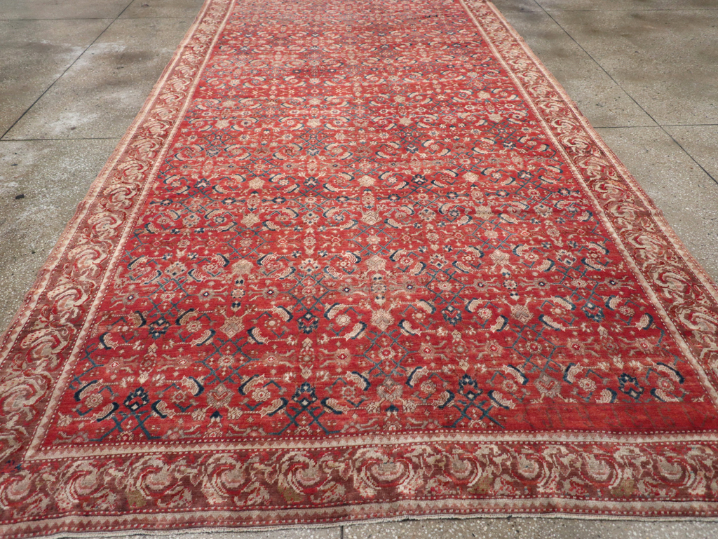 Antique Caucasian Karabagh Gallery Carpet, No.12609 - Gss