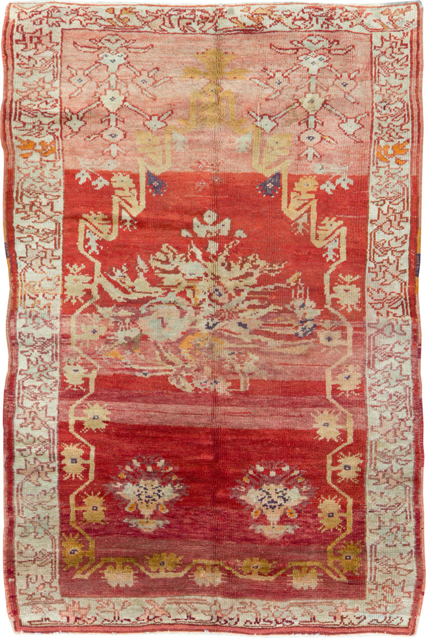 Antique Turkish Oushak Rug, No.12617 - Gss