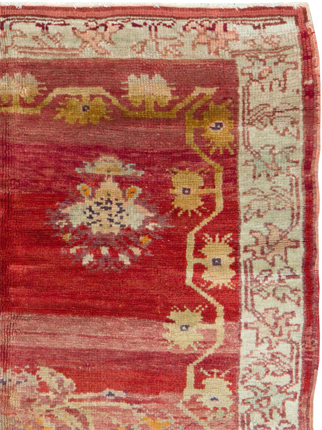 Antique Turkish Oushak Rug, No.12617 - Gss