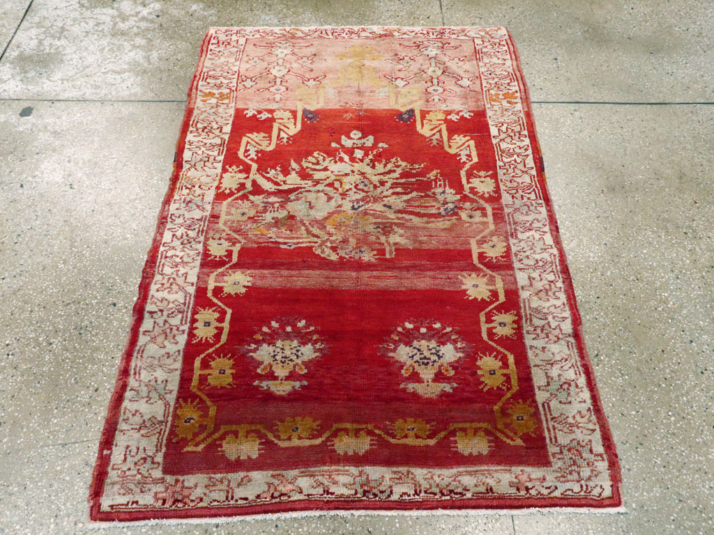Antique Turkish Oushak Rug, No.12617 - Gss
