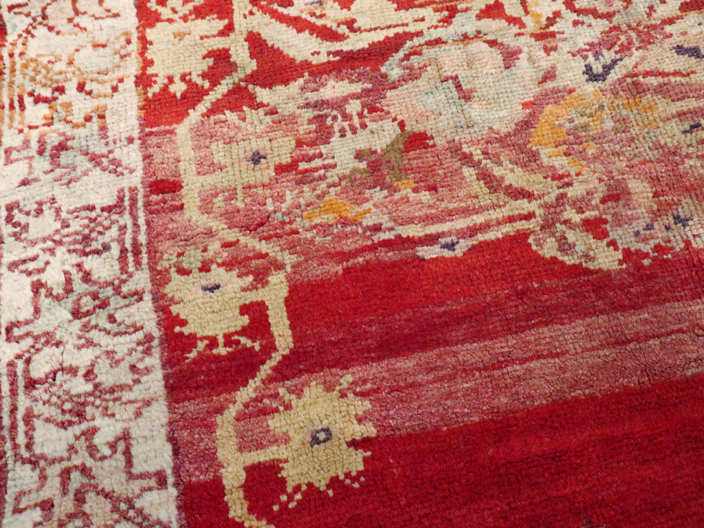 Antique Turkish Oushak Rug, No.12617 - Gss
