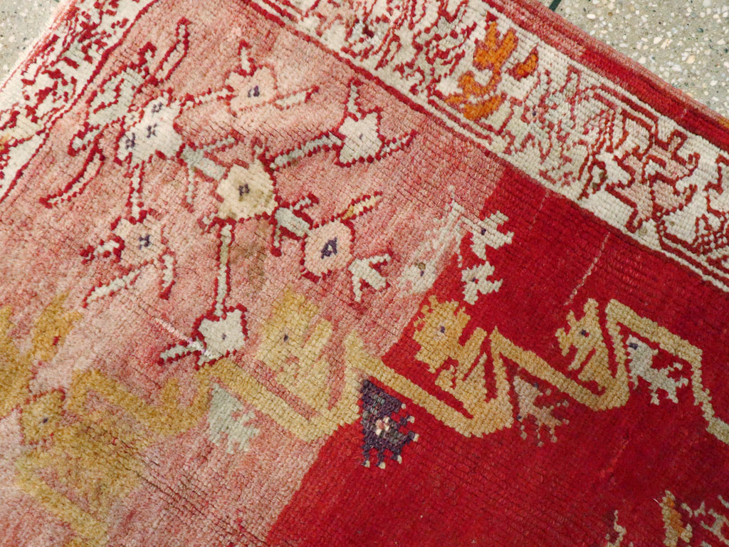 Antique Turkish Oushak Rug, No.12617 - Gss