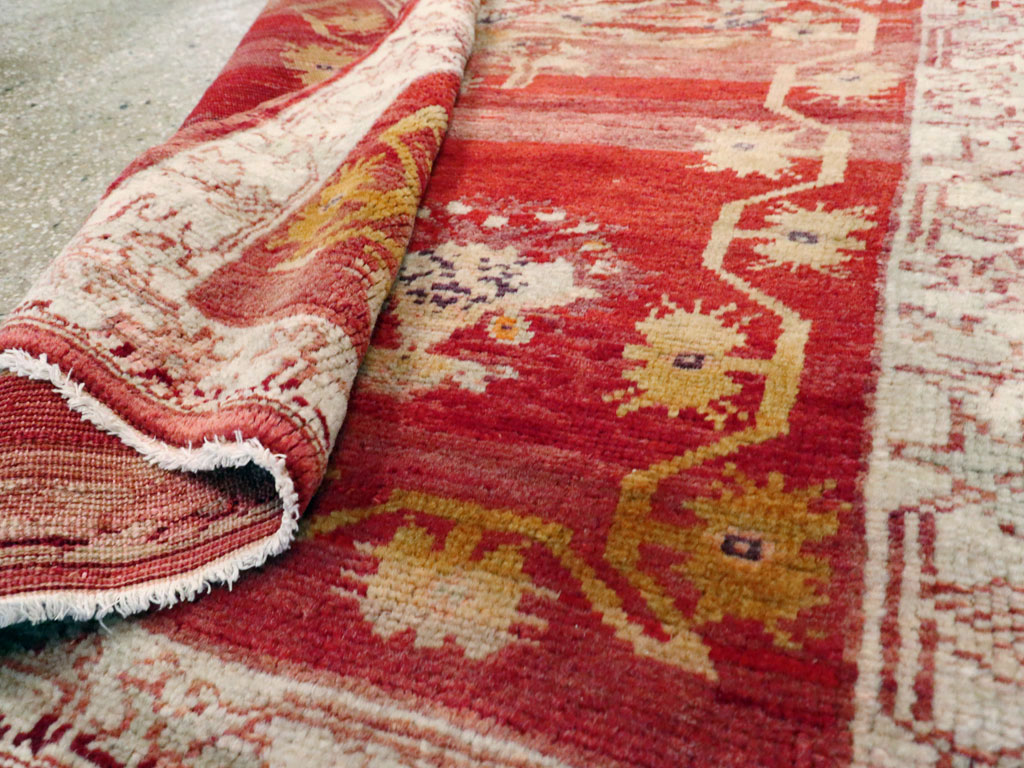 Antique Turkish Oushak Rug, No.12617 - Gss