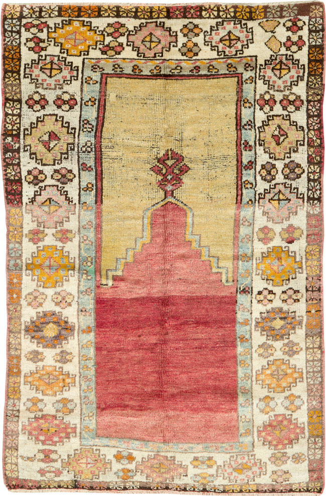 Antique Turkish Anatolian Rug, No.12620 - Gss