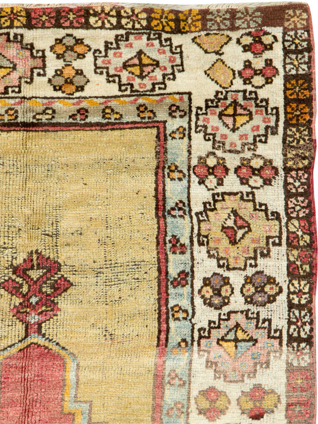Antique Turkish Anatolian Rug, No.12620 - Gss