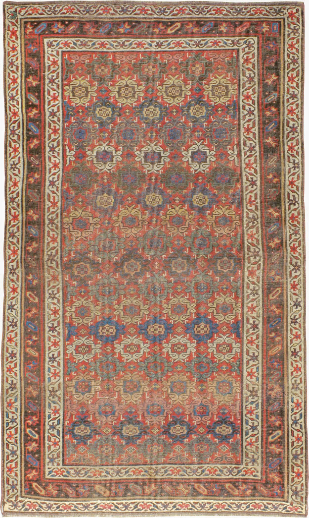 Antique Persian Bidjar Rug, No.12624 - Gss