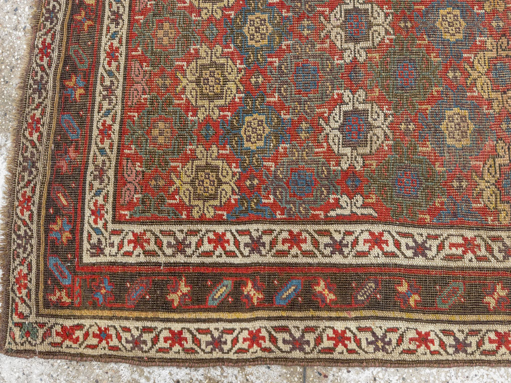 Antique Persian Bidjar Rug, No.12624 - Gss