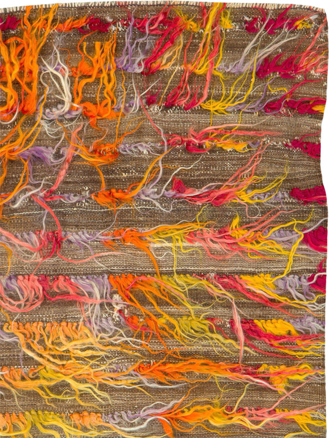 Vintage Turkish Tulu Rug, No.12626 - Gss