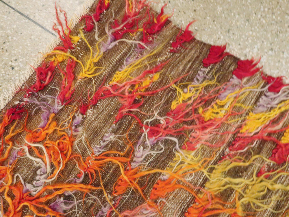 Vintage Turkish Tulu Rug, No.12626 - Gss