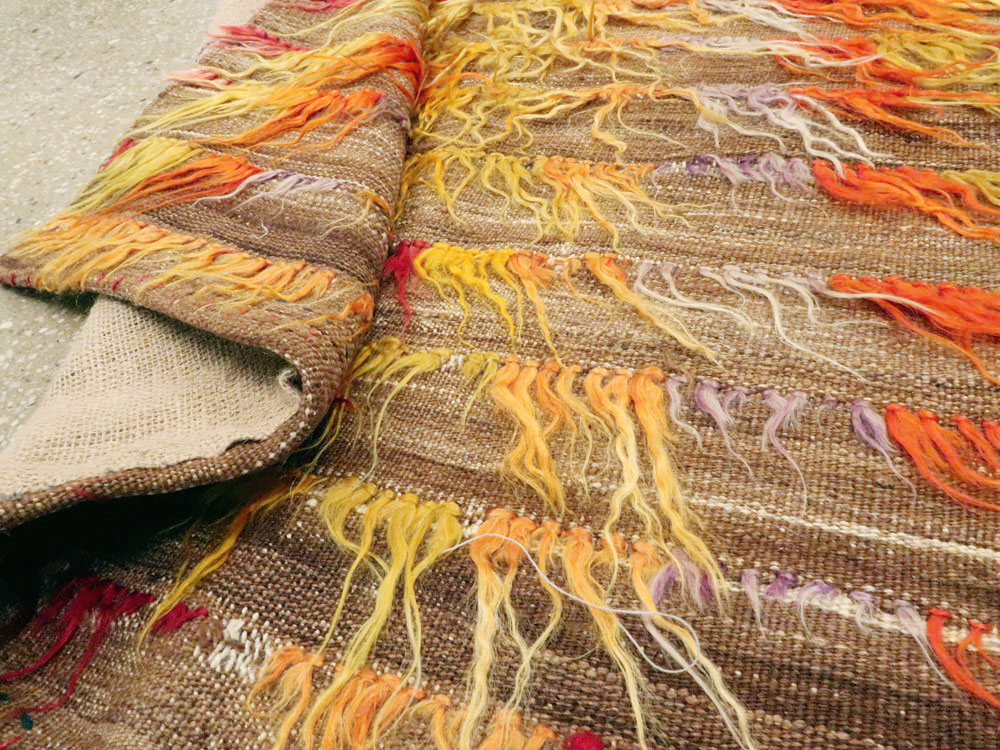 Vintage Turkish Tulu Rug, No.12626 - Gss