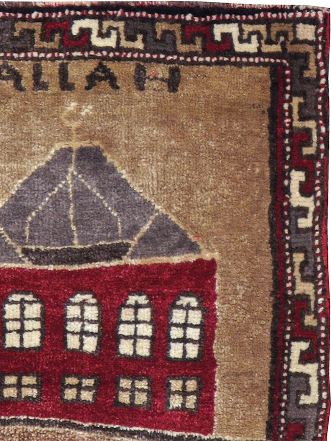 Vintage Turkish Anatolian Pictorial Rug, No.12633 - Gss