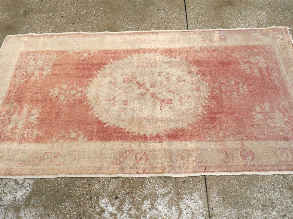 Antique Turkish Oushak Rug, No.12662 - Gss