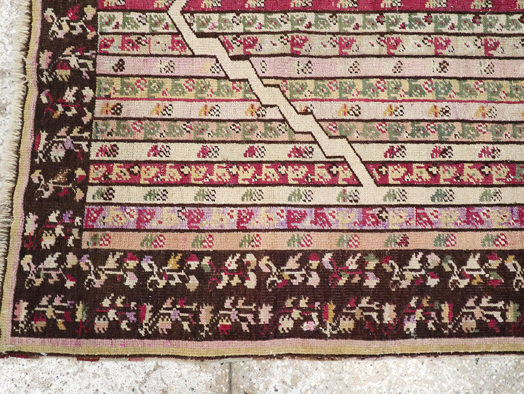 Antique Tukish Ghiordes Rug, No.12693 - Gss