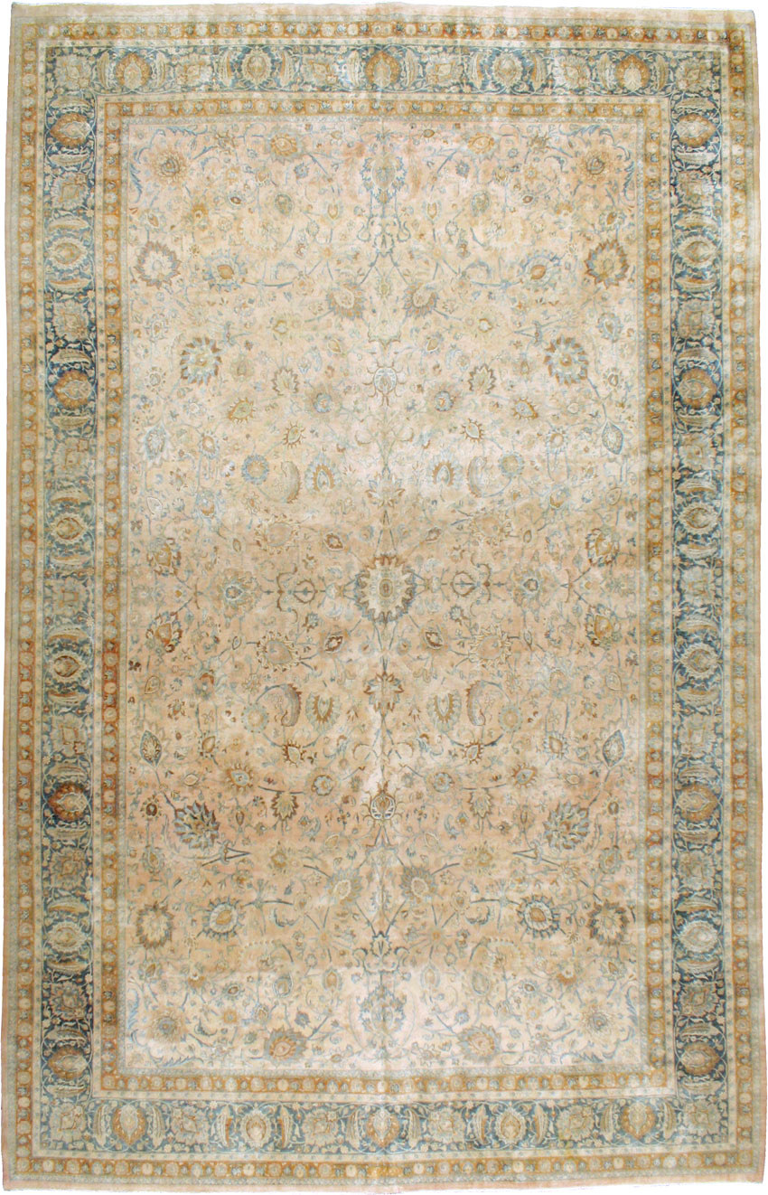 Antique Persian Mashad Rug, No.12731 - Gss