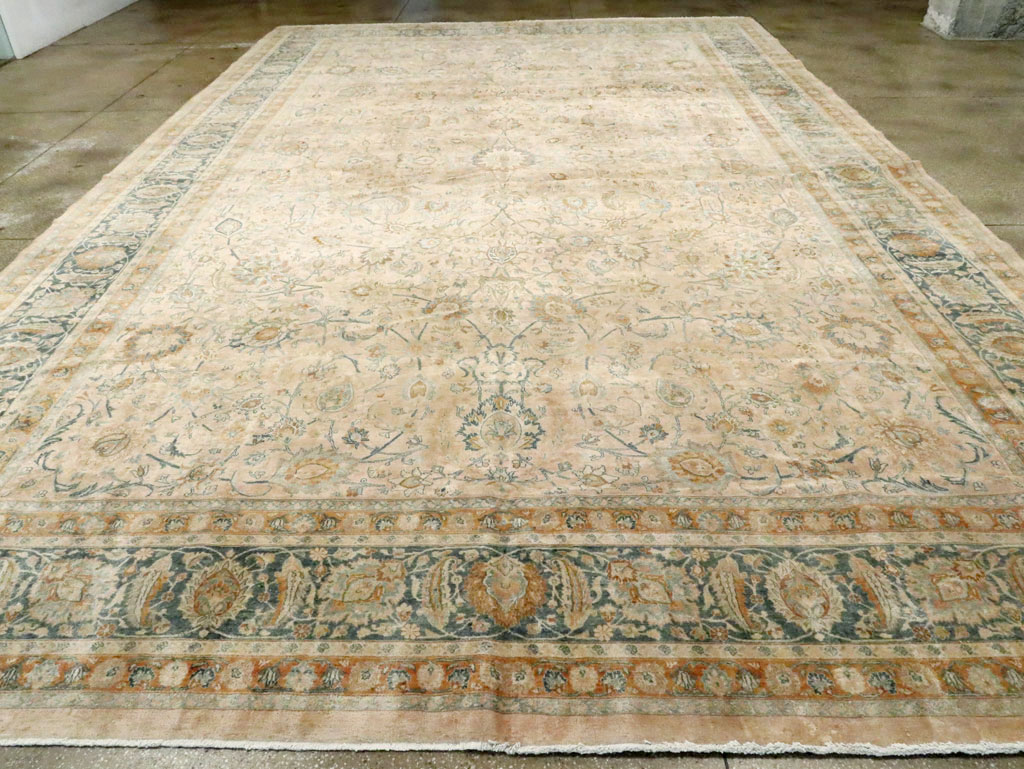 Antique Persian Mashad Rug, No.12731 - Gss
