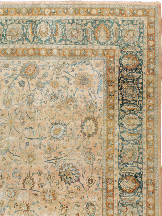 Antique Persian Mashad Rug, No.12731 - Gss