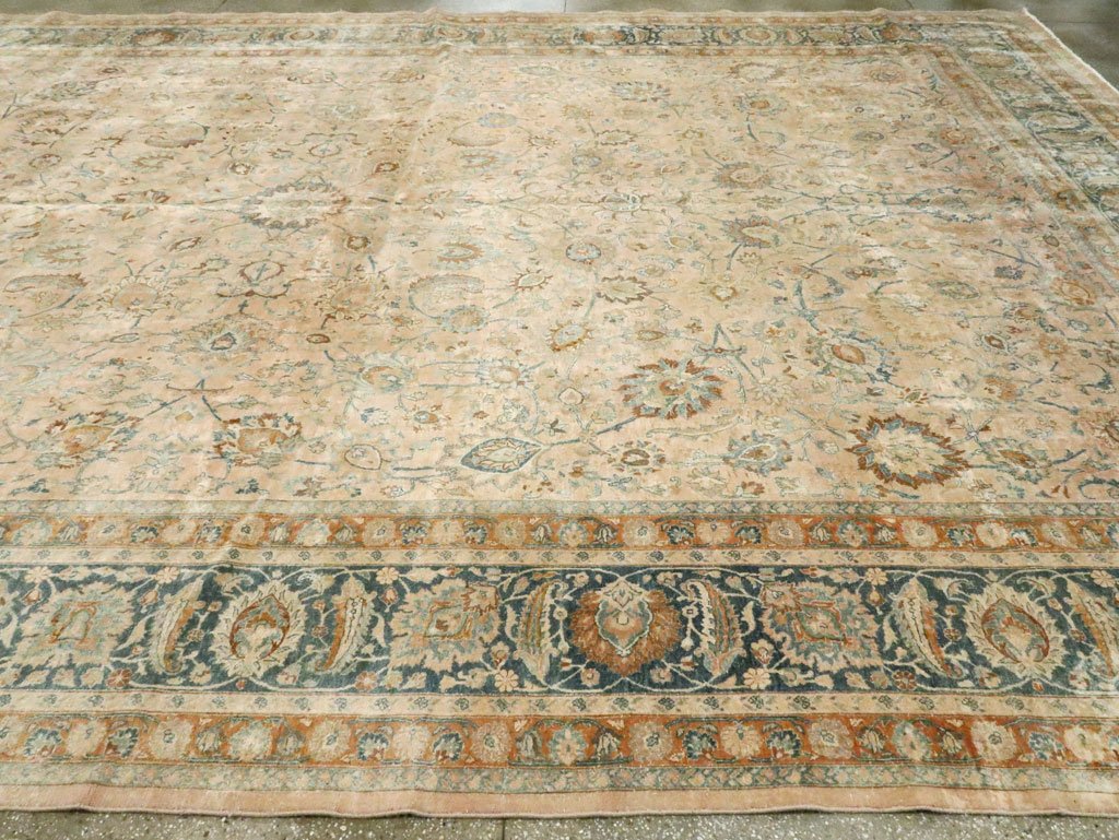 Antique Persian Mashad Rug, No.12731 - Gss
