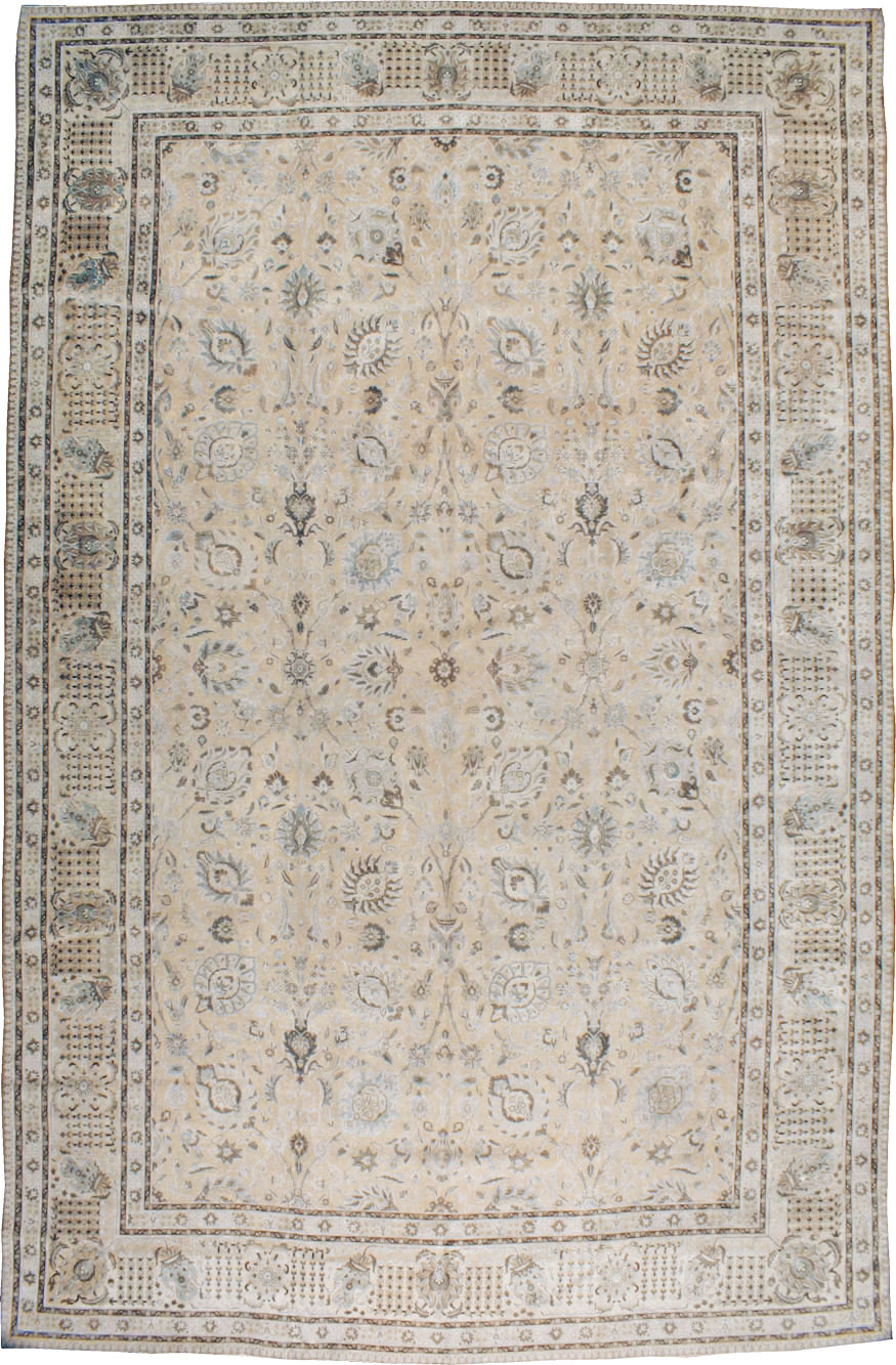 Antique Persian Tabriz Rug, No.12777 - Gss