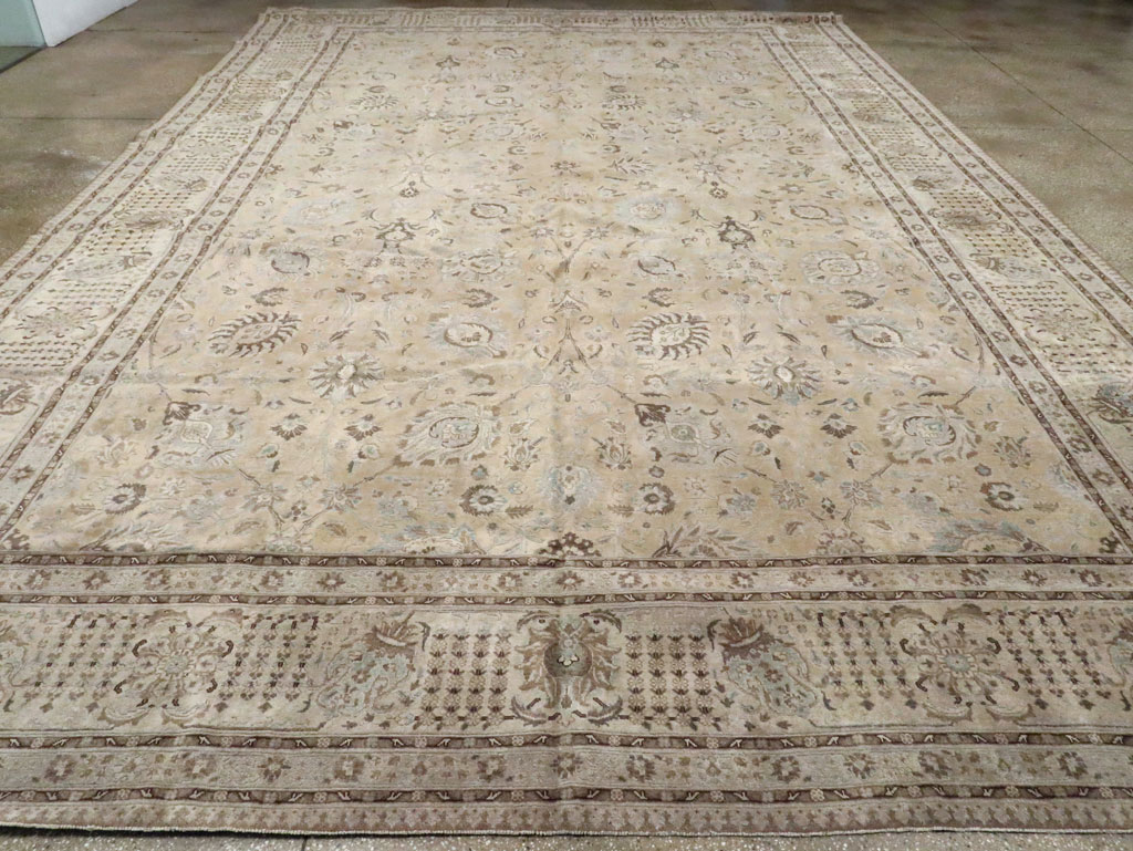 Antique Persian Tabriz Rug, No.12777 - Gss