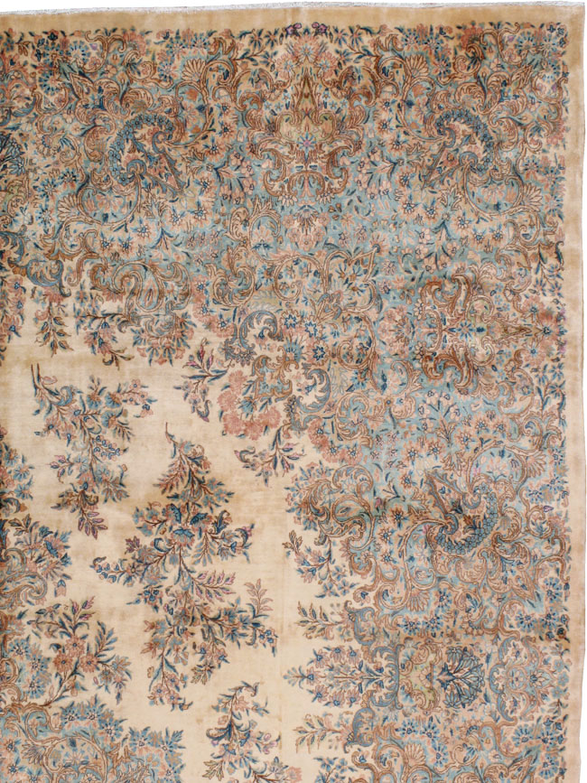 Vintage Persian Kerman Rug, No.12779 - Gss