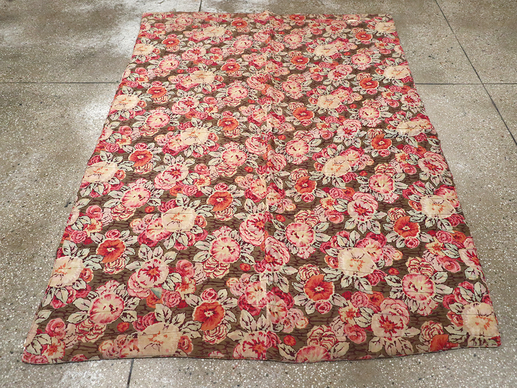 Vintage American Quilt Rug, No.12783 - Gss