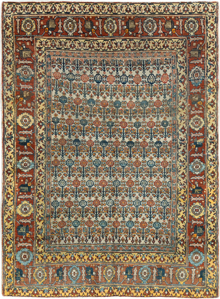 Antique Persian Tabriz Rug, No.12817 - Gss