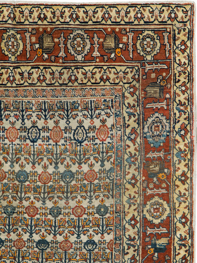 Antique Persian Tabriz Rug, No.12817 - Gss