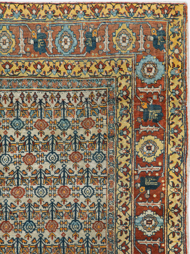 Antique Persian Tabriz Rug, No.12817 - Gss