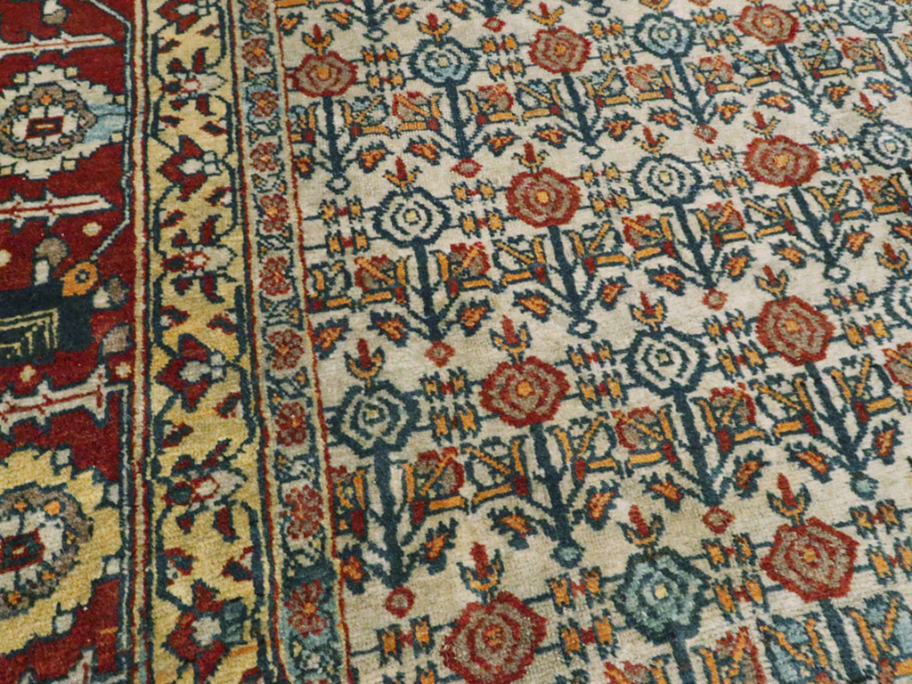 Antique Persian Tabriz Rug, No.12817 - Gss