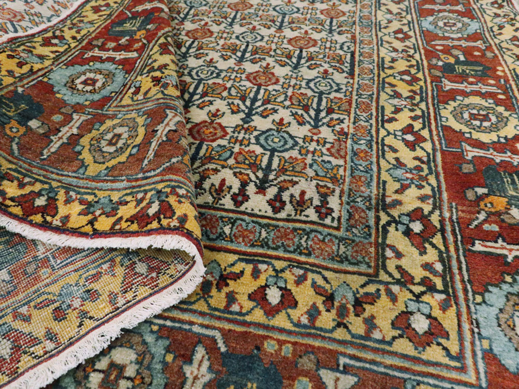 Antique Persian Tabriz Rug, No.12817 - Gss