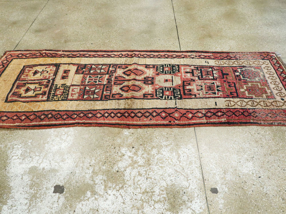 Antique Turkish Anatolian Runner, No.12833 - Gss