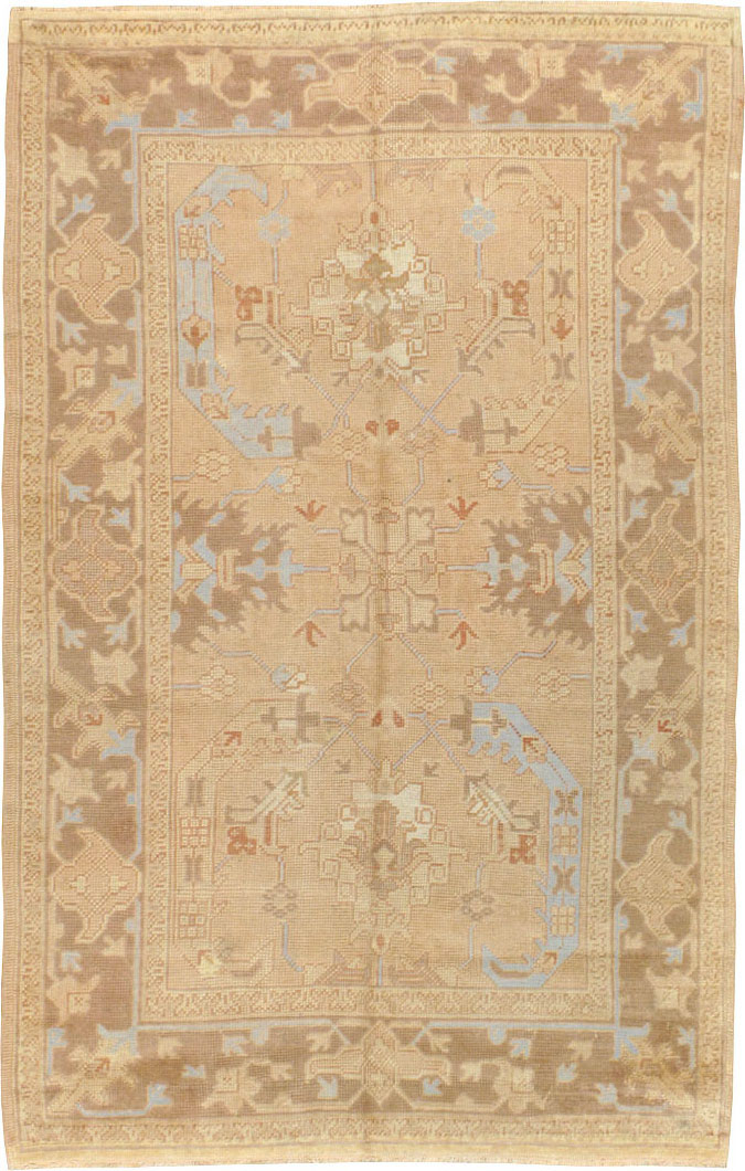 Antique Turkish Oushak Rug, No.12879 - Gss