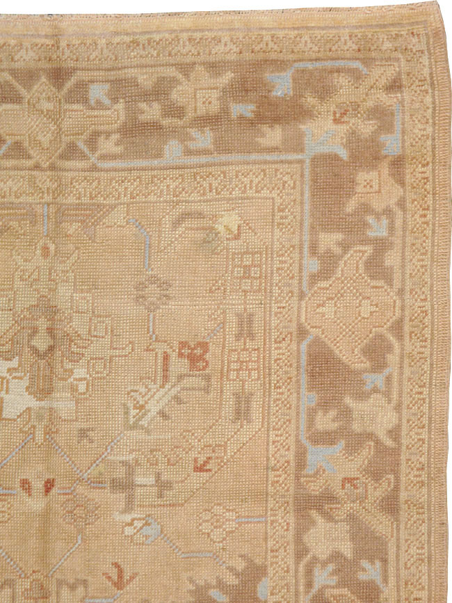 Antique Turkish Oushak Rug, No.12879 - Gss