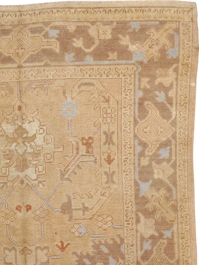 Antique Turkish Oushak Rug, No.12879 - Gss