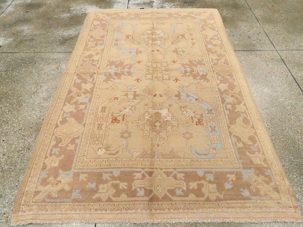 Antique Turkish Oushak Rug, No.12879 - Gss
