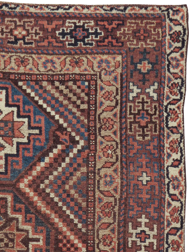 Antique Persian Kurdish Rug, No.12915 - Gss