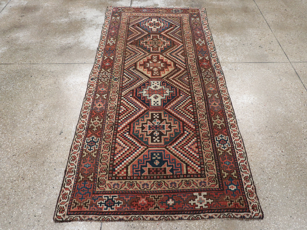 Antique Persian Kurdish Rug, No.12915 - Gss