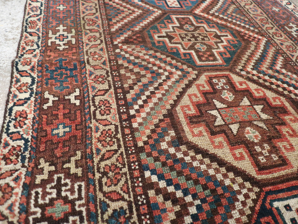 Antique Persian Kurdish Rug, No.12915 - Gss