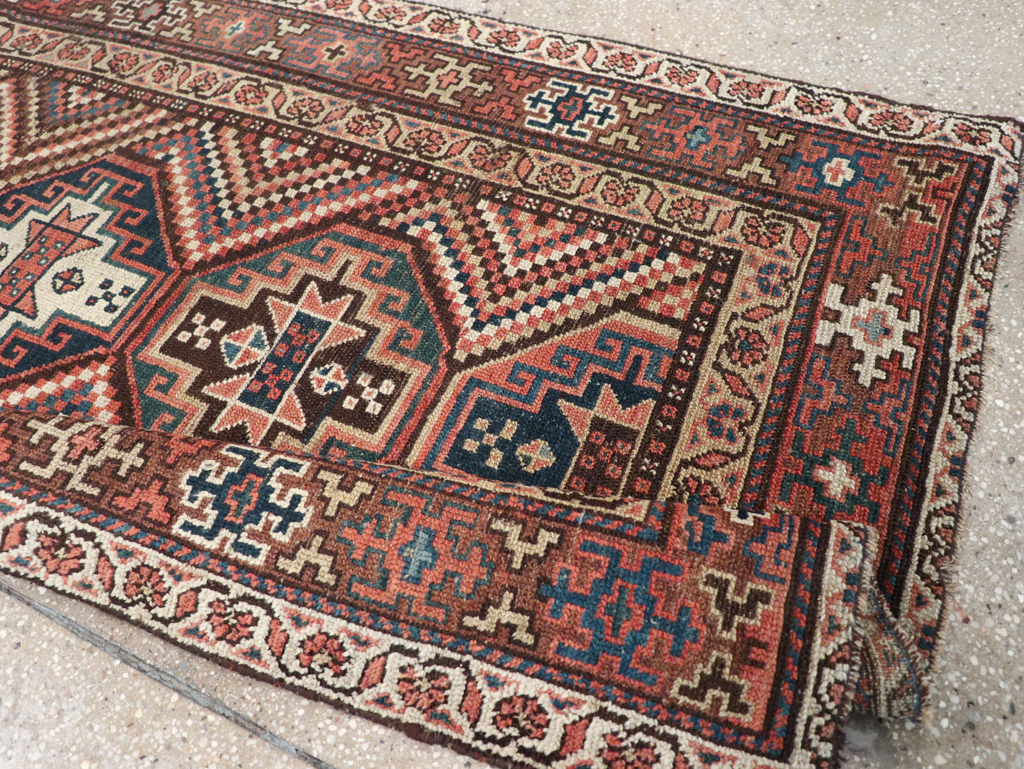 Antique Persian Kurdish Rug, No.12915 - Gss