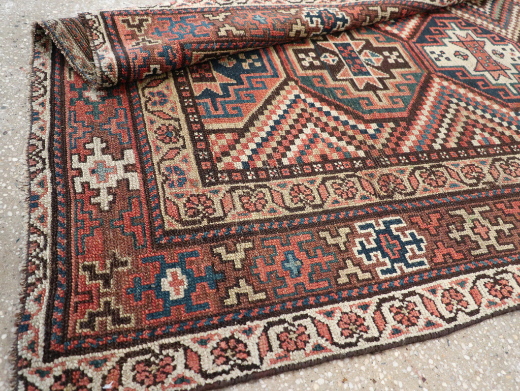Antique Persian Kurdish Rug, No.12915 - Gss