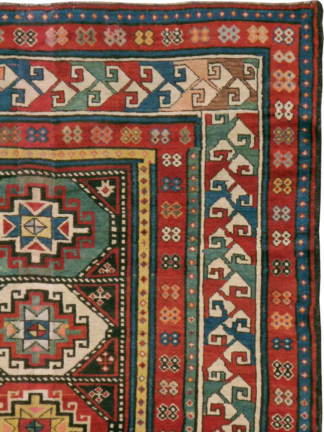 Antique Caucasian Shirvan Rug, No.12955 - Gss