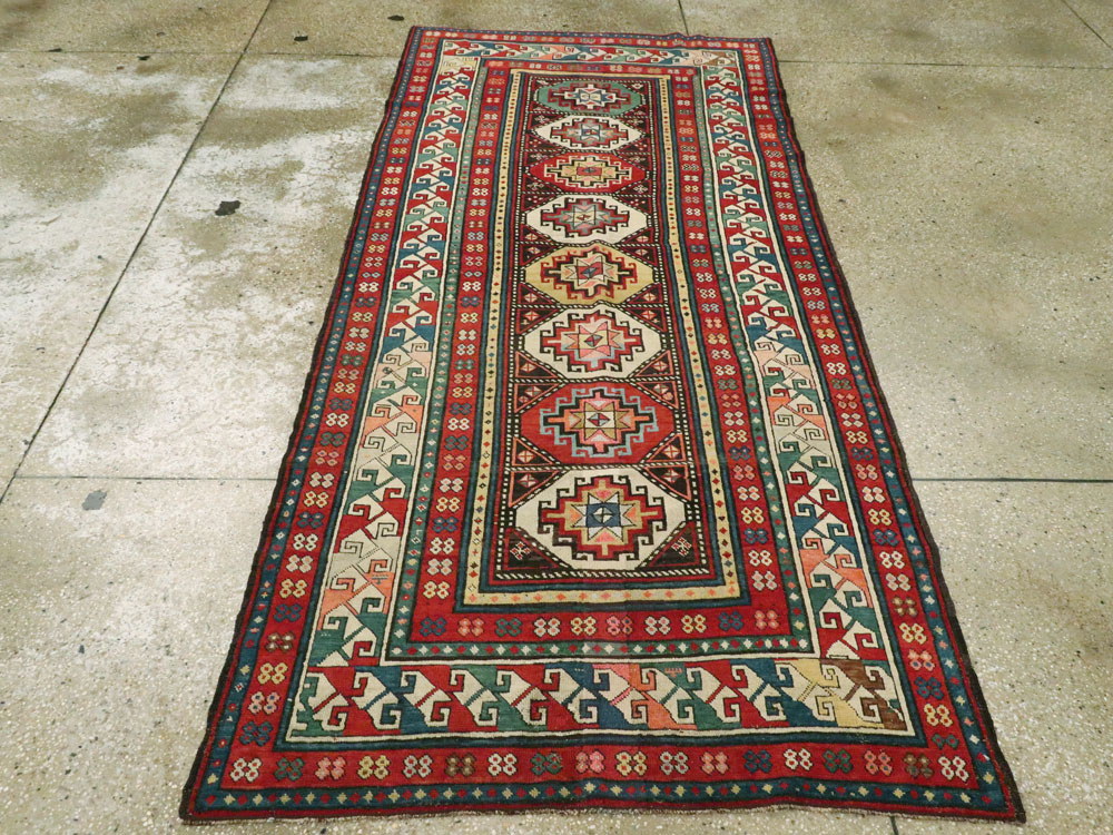 Antique Caucasian Shirvan Rug, No.12955 - Gss