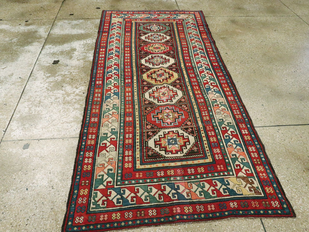 Antique Caucasian Shirvan Rug, No.12955 - Gss