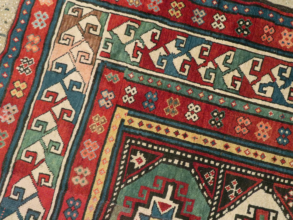 Antique Caucasian Shirvan Rug, No.12955 - Gss
