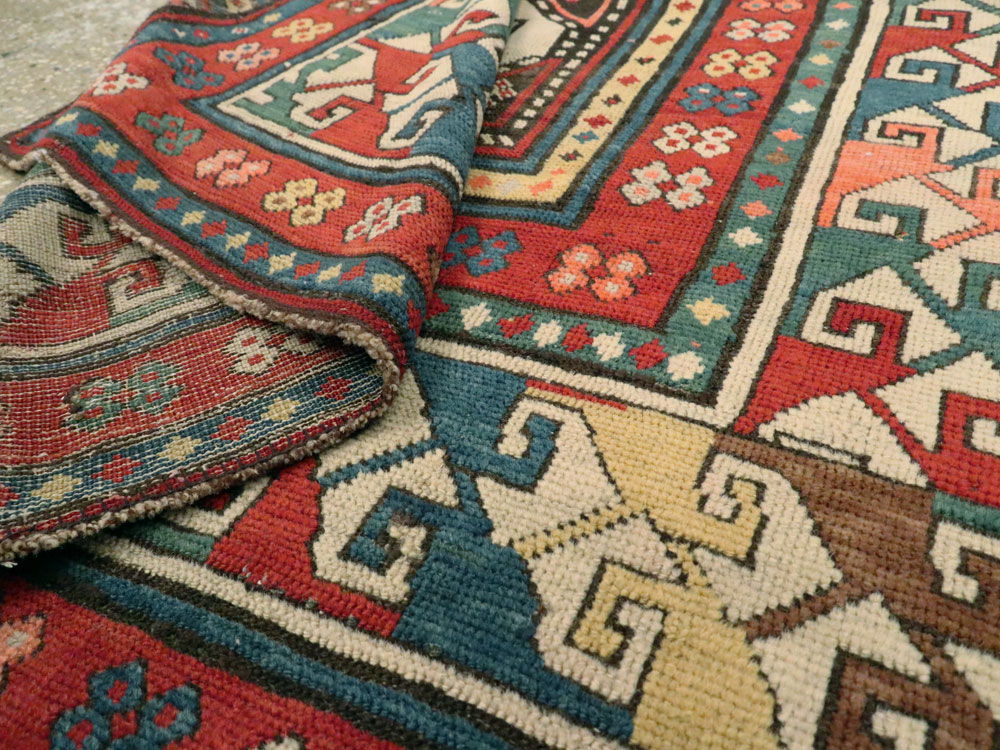 Antique Caucasian Shirvan Rug, No.12955 - Gss