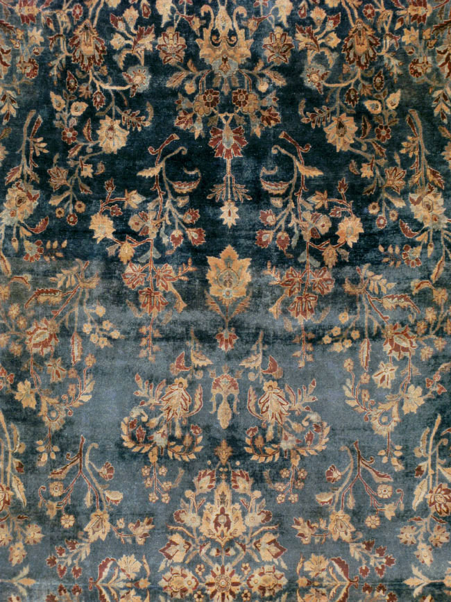 Vintage Persian Lavar Kerman Rug, No.13003 - Gss