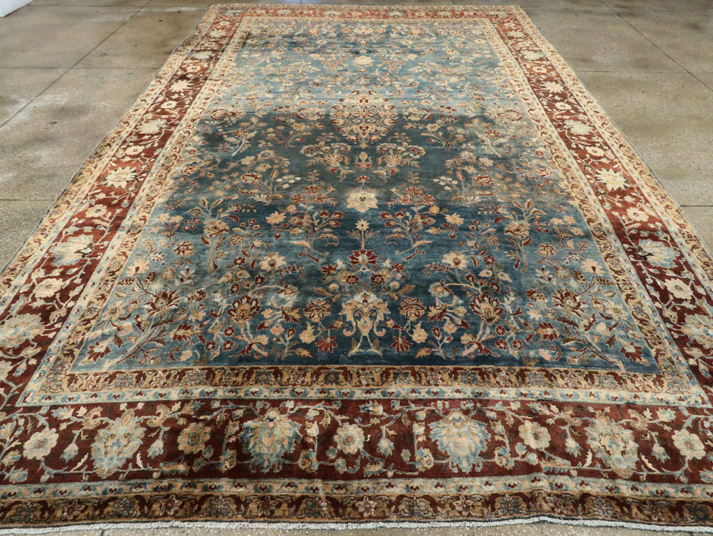 Vintage Persian Lavar Kerman Rug, No.13003 - Gss