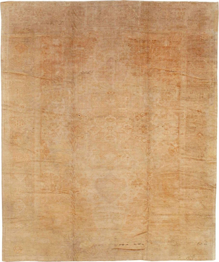Antique Turkish Oushak Rug, No.13083 - Gss