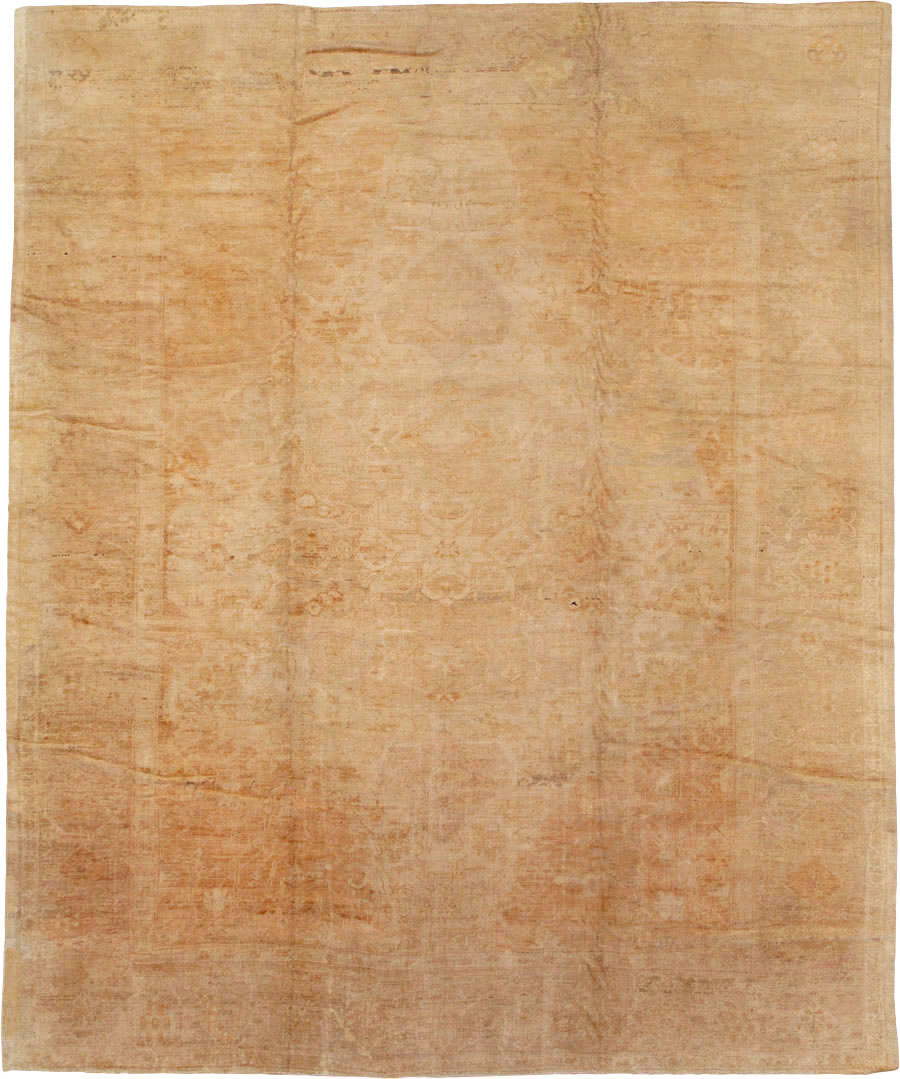 Antique Turkish Oushak Rug, No.13083 - Gss