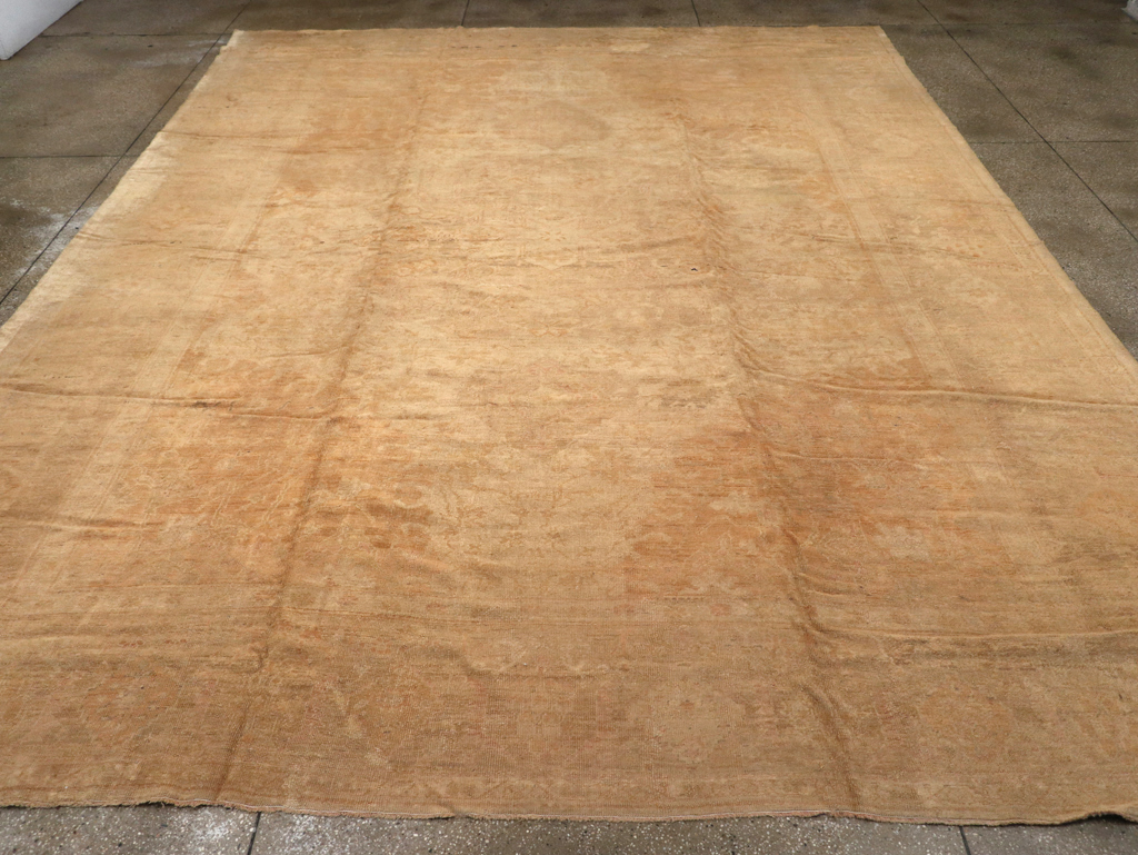 Antique Turkish Oushak Rug, No.13083 - Gss